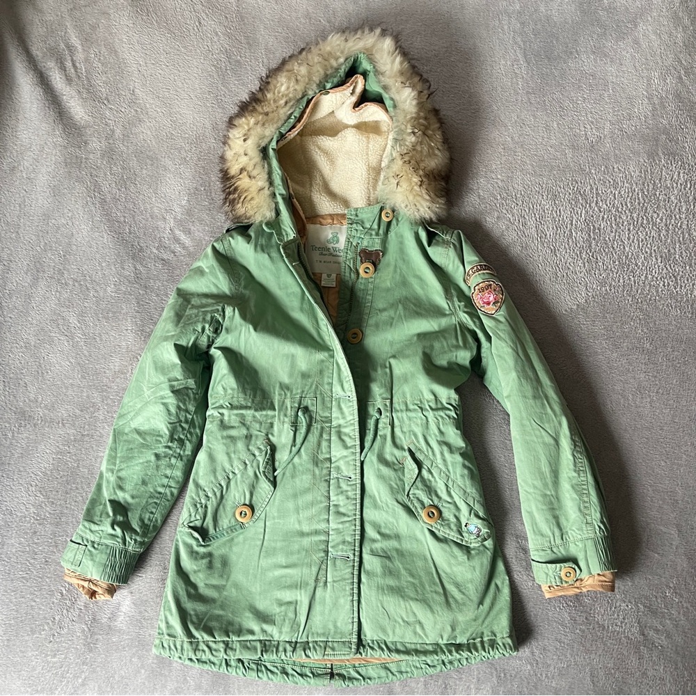 Teenie Weenie Quilted Jacket with Tan Lining